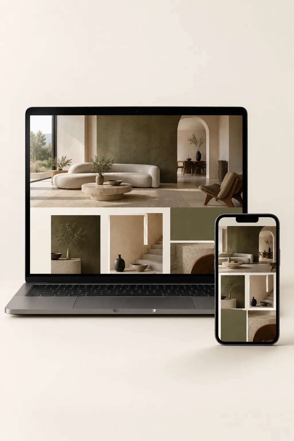 WordPress template concept